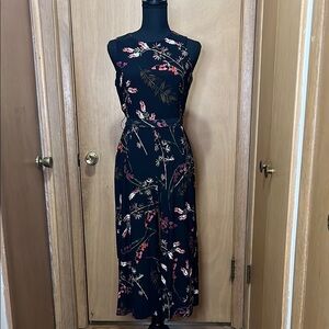 Tommy Hilfiger Black and Floral Jumpsuit